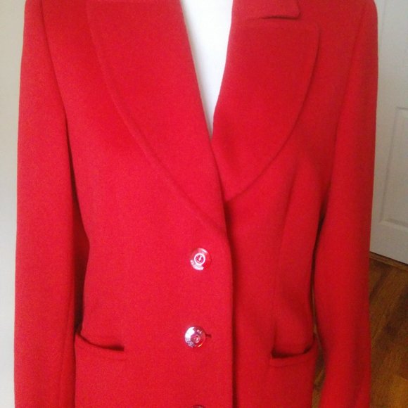 ESCADA Mid Midi Length Winter Wool Coat - Picture 6 of 16